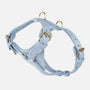 Leather Dog Harness Sky (Baby Blue)